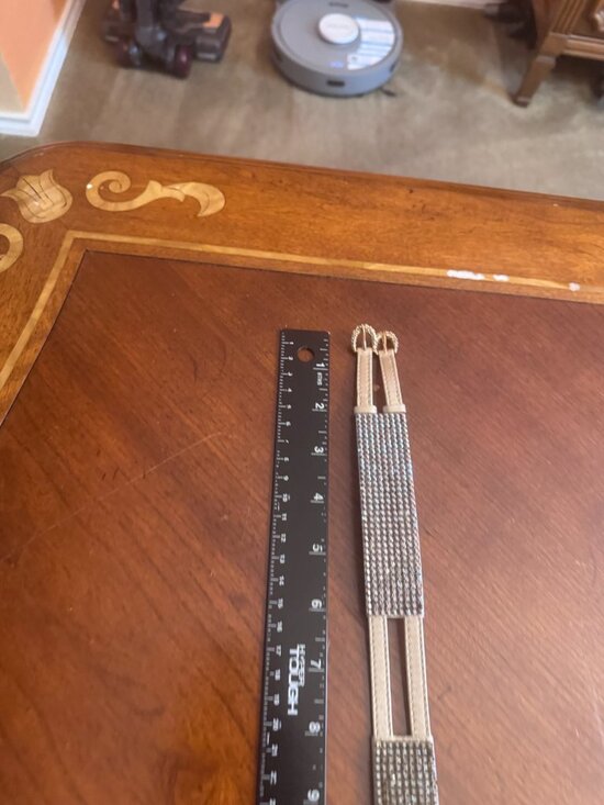 SWAROVSKI CRYSTAL Golden Beige BE BOP CELADON BELT 865291. Size S/M